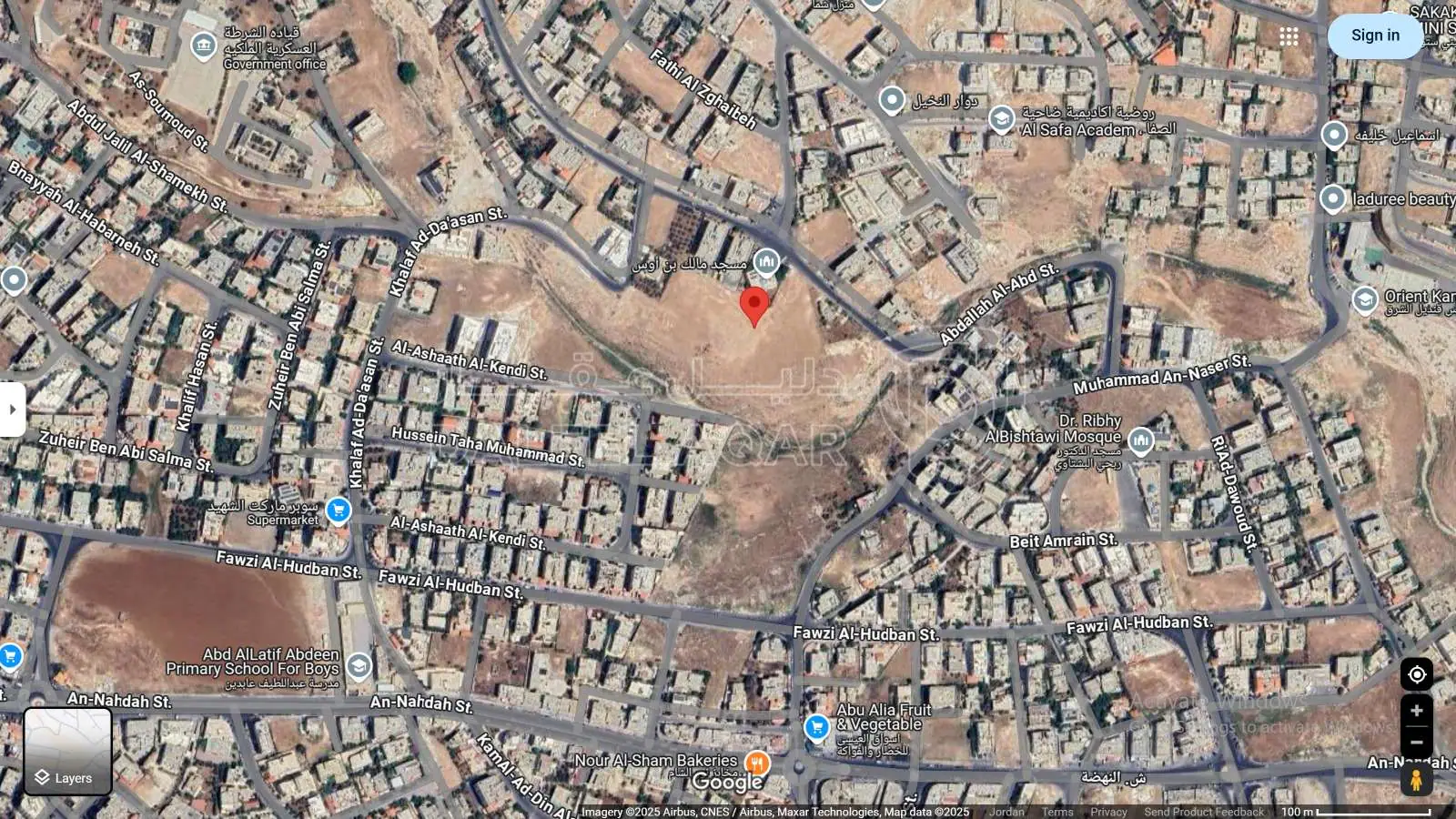أرض في  أرض سكنية للبيع في طبربور – حي أم العقارب، عمان - 200,000 دأ - صورة 1